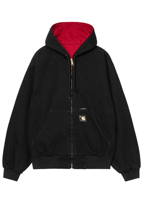og active jacket 50th anniversary man black and red CARHARTT WIP | I0364123GJ.02
